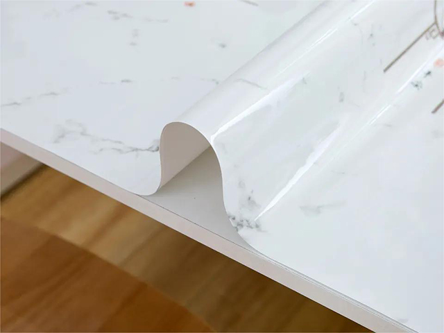 Nappe de Noël jetable en PVC, résistante à l'huile, couverture de Table en plastique, en rouleaux, HM-045